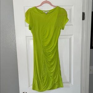 Diane Von Furstenberg Bright Green Midi Dress